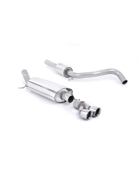 Ligne cat-back MILLTEK SSXAU282 resonated sorties twin 80mm GT80