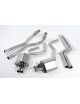 Ligne cat-back MILLTEK SSXAU365 non-resonated sorties sortie origine