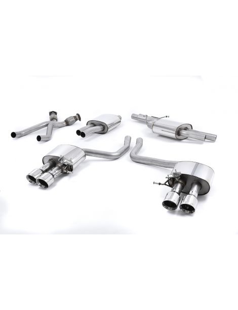Ligne cat-back MILLTEK SSXAU506 sorties Quad 100mm GT100
