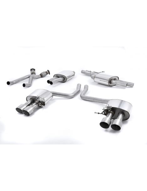 Ligne cat-back MILLTEK SSXAU507 sorties Quad 100mm GT100
