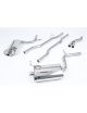 Ligne cat-back MILLTEK SSXAU516 non-resonated sorties dual 100mm GT100
