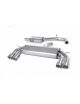 Ligne cat-back MILLTEK SSXAU529 resonated sorties Quad 100mm GT100