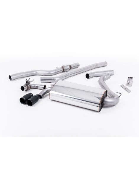 Ligne cat-back MILLTEK SSXBM1003 non-resonated sorties twin 76.2mm Gt76