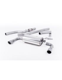 Ligne cat-back MILLTEK SSXBM1020 non-resonated sorties twin 90mm GT90