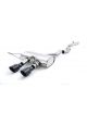 Ligne cat-back MILLTEK SSXVW140 non-resonated sorties dual GT100