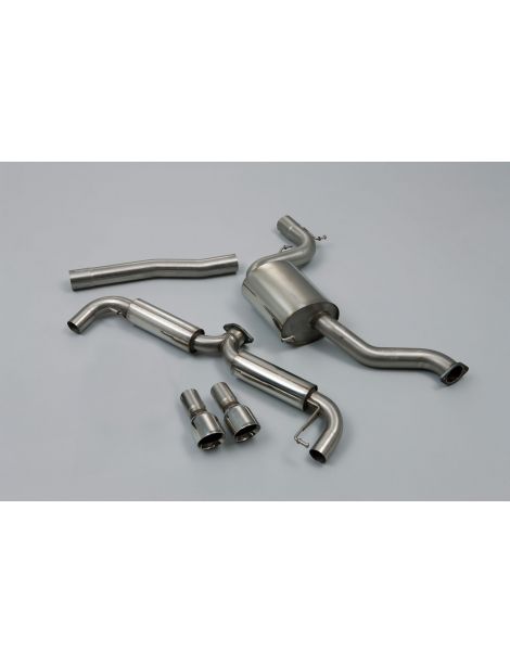 Ligne cat-back MILLTEK SSXVW145 sorties dual 100mm GT100