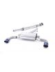 Ligne cat-back MILLTEK SSXSB036 resonated sorties dual GT115