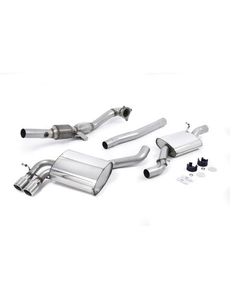 Audi S3 Sportback Quattro 2.0 CDLA 265cv 2008-2013 Ligne après turbo avec catalyseur sport MILLTEK