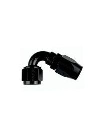 Raccord coudé 120 degrés pour durite DASH AN6 JIC 9/16" coloris NOIR