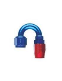 DASH16 / AN16 Raccord 180° pour durite Série 200/210, filetage: UNF-JIC 1"5/16-12, coloris BLEU-ROUGE
