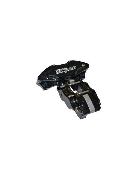 Etrier HISPEC ULTRALITE 4 pistons 34mm fixation radiale pour disque épaisseur 12mm diamètre jusqu'à 280mm, coloris NOIR