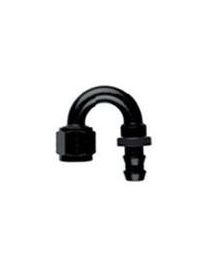 DASH12 / AN12 Raccord 180° pour durite Série 536, filetage: UNF-JIC 1"1/16-12, coloris NOIR