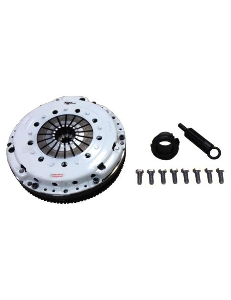 Kit embrayage renforcé CLUTCH MASTERS Série FX100 avec disque organique amorti et volant moteur allégé référence 03CM1-HD00-SK