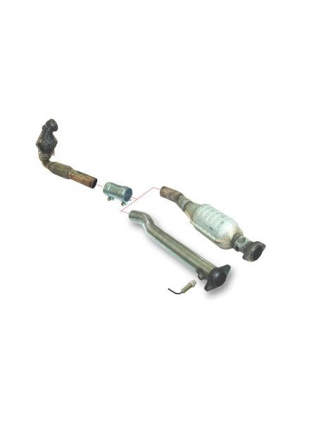 OPEL ASTRA G 2.0 TURBO COUPE Tube afrique / Décatalyseur inox RC RACING