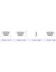 Etriers HISPEC RS132-4 - Plaquettes de frein FERODO DS3000 (le jeu)
