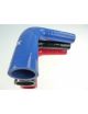 67-76mm - Réducteur silicone 90° 3 plis REDOX, longueur 125mm