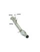 Tube afrique / Decatalyseur / DEFAP inox RAGAZZON reference 55.0489.00