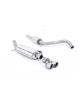 Ligne cat-back MILLTEK SSXAU282 resonated sorties twin 80mm GT80