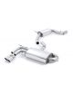 Ligne cat-back MILLTEK SSXVW148 resonated sorties twin 80mm jet