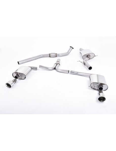 Ligne cat-back MILLTEK SSXAU302 sorties GT100
