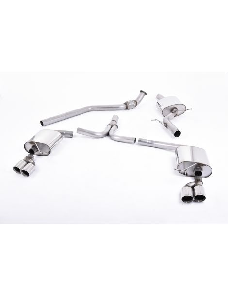 Ligne cat-back MILLTEK SSXAU303 sorties twin 80mm GT80