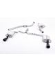 Ligne cat-back MILLTEK SSXAU436 sorties 100mm GT100B