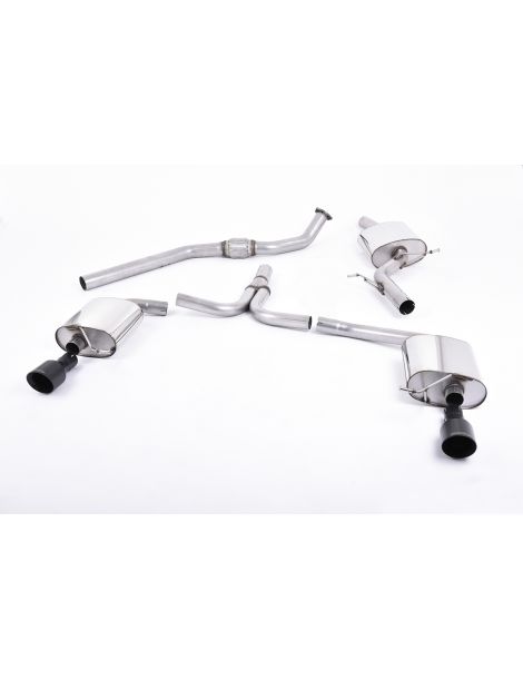 Ligne cat-back MILLTEK SSXAU436 sorties 100mm GT100B