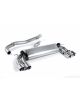 Ligne cat-back MILLTEK SSXAU393 non-resonated sorties Quad 100mm GT100
