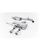 Ligne cat-back MILLTEK SSXVW221 resonated sorties dual GT100