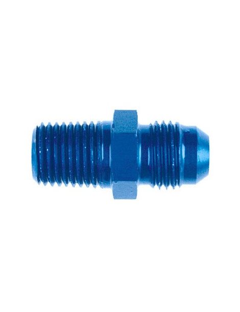 NPT 1/8" - JIC 9/16" (DASH6) Adaptateur mâle-mâle