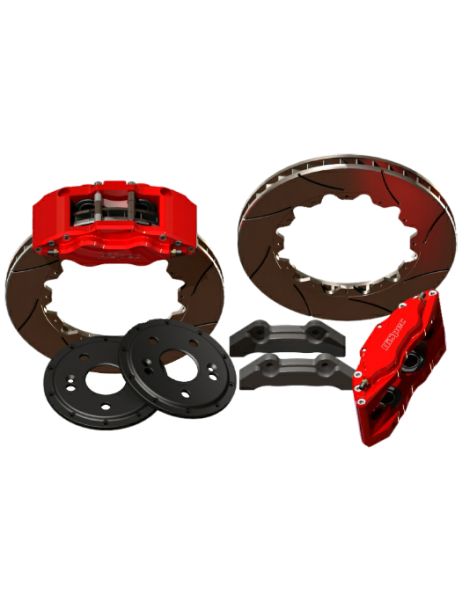 Kit gros freins avant HISPEC Road 335x28mm, étriers de freins 4 pistons MONSTER 4 pour AUDI S2 1991-1996
