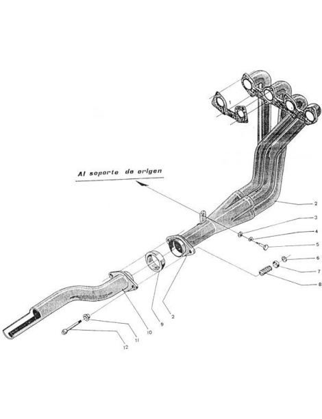 Collecteur inox RC RACING reference CE59A